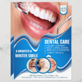 Papier Dépliant du bureau d'affaires des soins dentaires (Devant / Derrière)