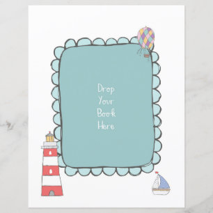 Papier Déposez votre livre Signer Baby shower aventure