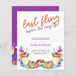 Papier Dernier Fling Fiesta Cocktails Tacos Bachelorette