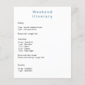 Papier Dernier toast coast bachelorette week-end invitati (Dos)