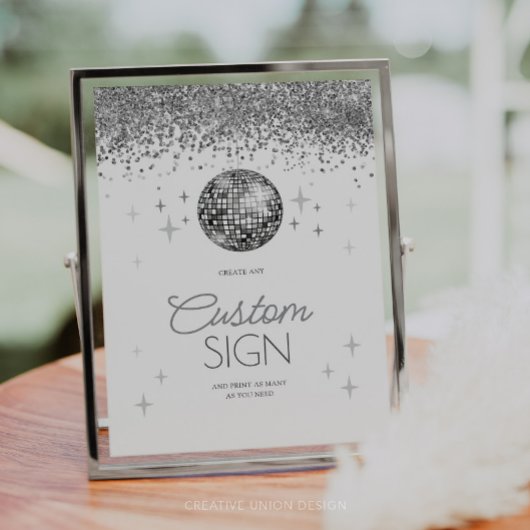 Papier Dernière discothèque du réveillon de l'année Conne