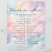 Papier Des Nuages De Rêve Plairait-Elle À Un Jeu De Fête (Devant)