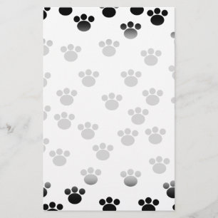Papier Des patters d'animaux. Black and White.