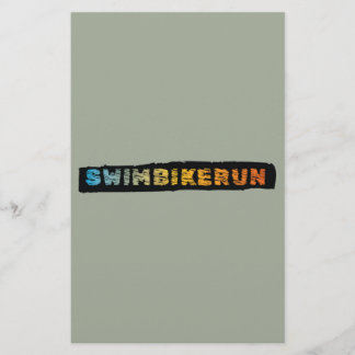 Papier Design Cool de triathlon