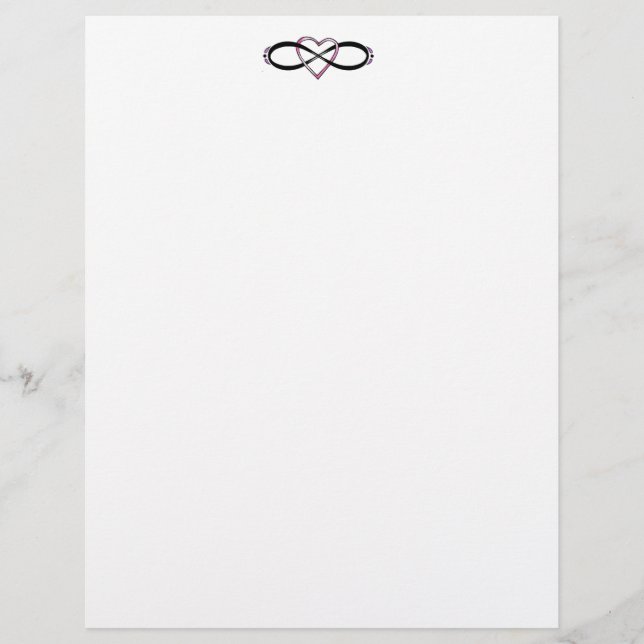 Papier Design d'amour infini (Devant)