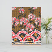 Papier design d'un mur rouge et noir suspendu (Debout devant)