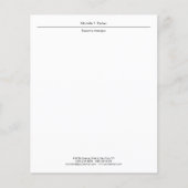 Papier Design épuré élégant professionnel moderne (Devant)