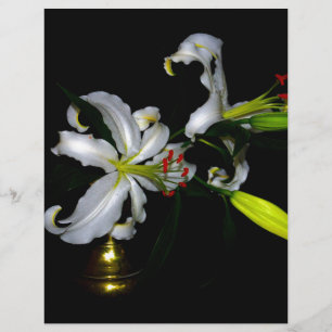 Papier Design irlandais en laiton et en fleur