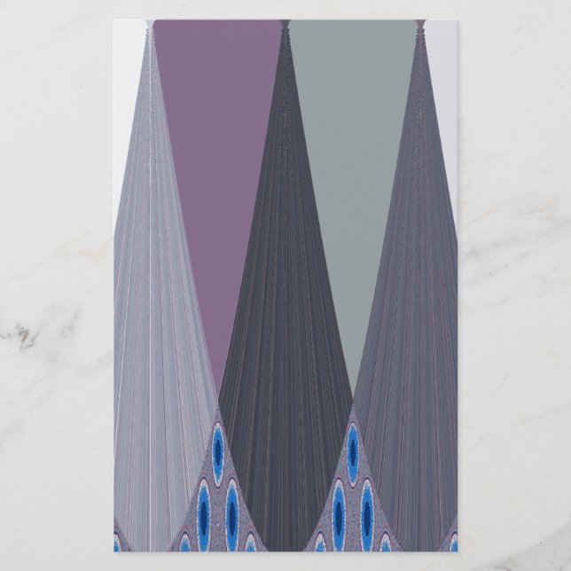Papier Design oriental contemporain (Devant)