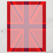Papier Design Union Jack à accent rouge (Devant)