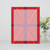 Papier Design Union Jack à accent rouge (Debout devant)
