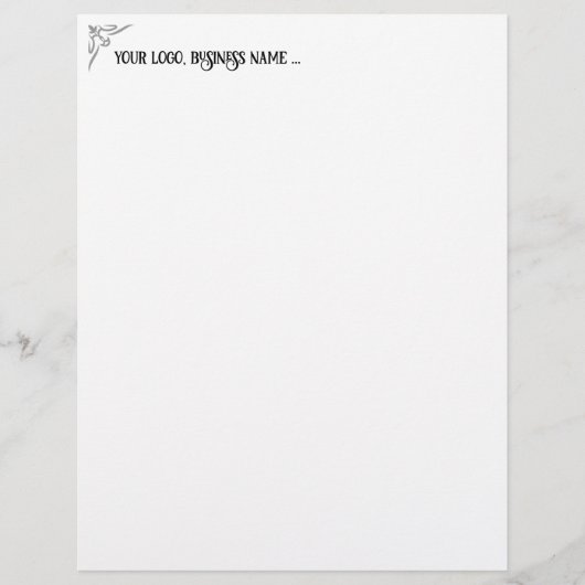 Papier design your own letterhead template (Devant)