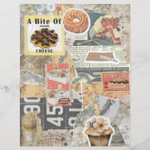 Papier Dessert & Café Ephémère Vintage Découpage