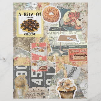Papier Dessert & Café Ephémère Vintage Découpage