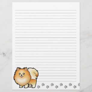 Papier Dessin animé poméranien