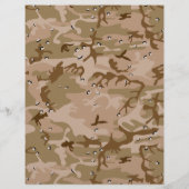 Papier Dessin de camouflage du désert avec des cailloux,  (Dos)