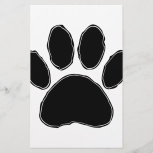 Papier Dessin Paw Chien En Noir