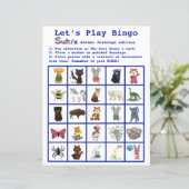 Papier Dessins animaliers de Suki Jouons au jeu de Bingo (Debout devant)