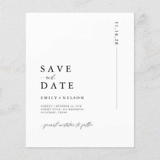 Papier Destination Plage Budget Mariage Enregistrer La Da (Dos)