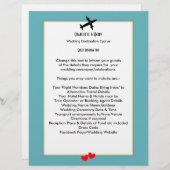 Papier Destinations des mariages à l'étranger Information (Devant / Derrière)