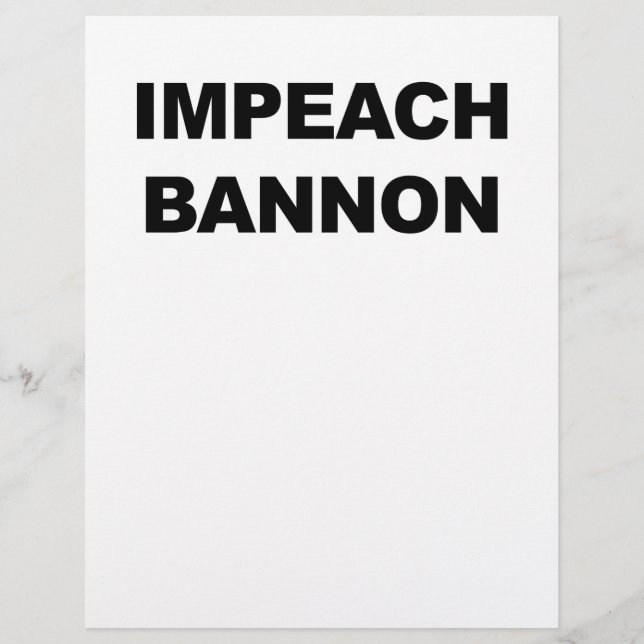 PAPIER DESTITUER BANNON (Devant)