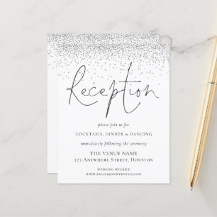 Papier Détails de la réception de mariage pour Parties sc