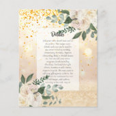 Papier DÉTAILS DES ÉVÉNEMENTS BUDGÉTAIRES - Roses blanche (Devant)