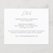 Papier Détails du budget gris et blanc (Devant)