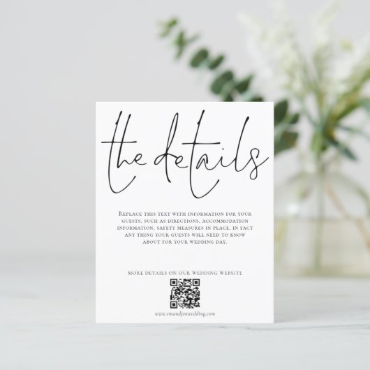 Papier Détails du Mariage budgétaire Boîtier de script de (Debout devant)