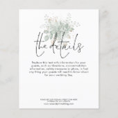 Papier Détails du Mariage budgétaire Boîtier de script de (Devant)