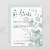 Papier Détails du Mariage budgétaire Boîtier de script Eu (Devant / Derrière)