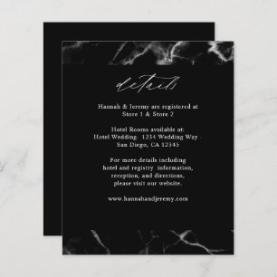 Papier Détails sur le marbre noir Budget