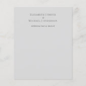 Papier Détails sur le Mariage de la Monnaie rose vierge C (Dos)