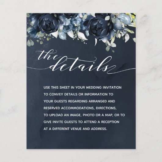 Papier Détails sur le Mariage des pivoines en cascade (Devant)