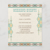 Papier Détails sur le mariage tribal des Boho du sud-oues (Dos)