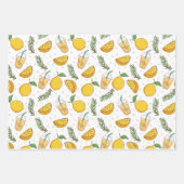 Papier d'étampillage de fruits tropicaux d'été sér (Devant 3)