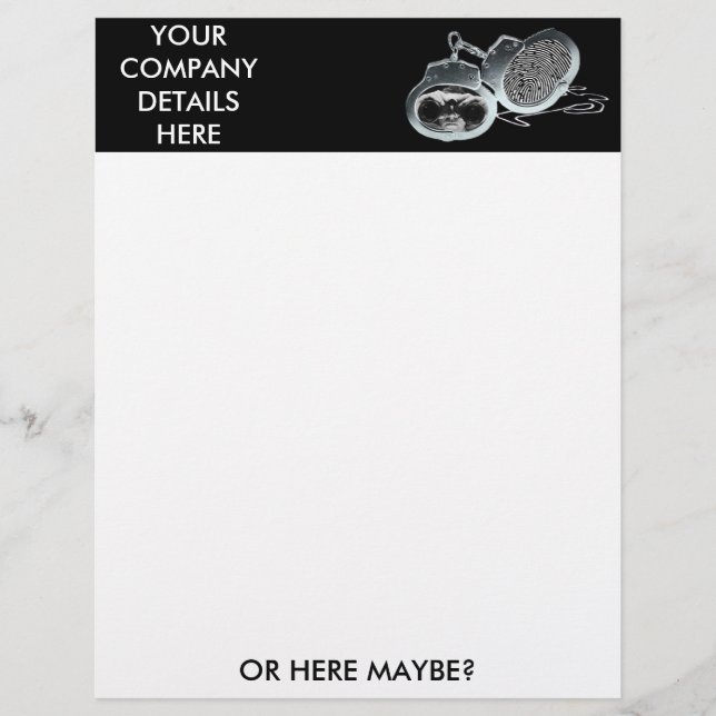 Papier Détective privé (Devant)