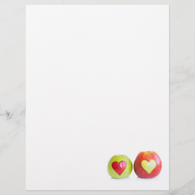 Papier Deux coeurs Un amour (Devant)