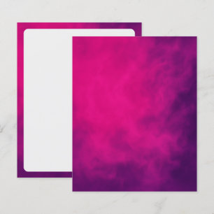 Papier d'événement Neon Pink Smoke - Personnalisab