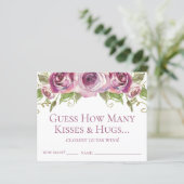 Papier Devinez combien de baisers et de câlins les roses (Debout devant)