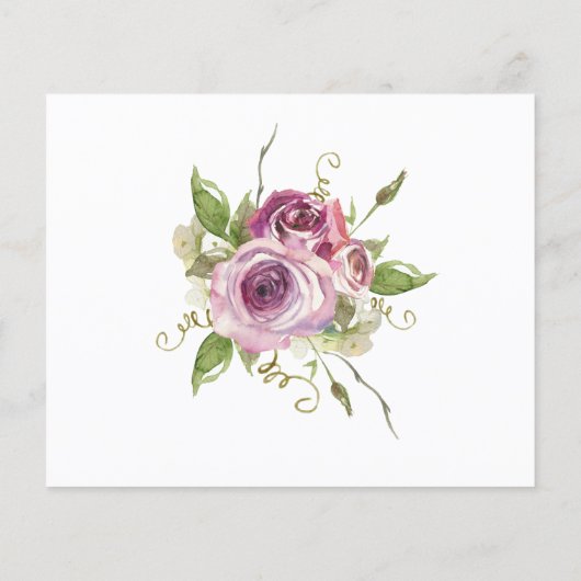 Papier Devinez combien de baisers et de serpents Roses vi (Dos)