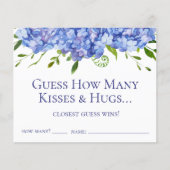 Papier Devinez combien de baisers et de serres Blue Hydra (Devant)