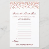 Papier Devinez édite la douceur de la souris, couche salé (Devant)