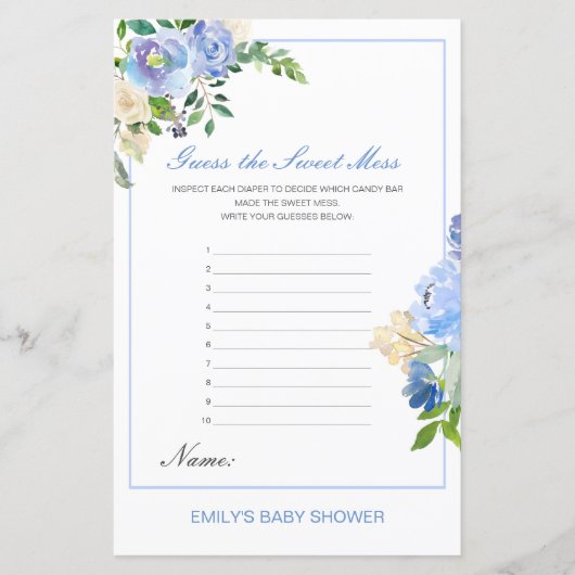 Papier Devinez édite la douceur de la souris, couche salé (Devant)