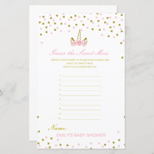 Papier Devinez édite la douceur de la souris, couche salé (Devant / Derrière)