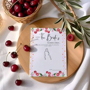 Papier Devinez la robe de mariée Jeu de Fête des mariée