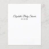 Papier Devinez L'Âge | Fête des mariées photo Jeu (Dos)