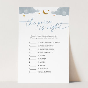 Papier Devinez le jeu de Baby shower Prix Twinkle Star