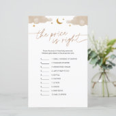 Papier Devinez le jeu de Baby shower Prix Twinkle Star (Debout devant)