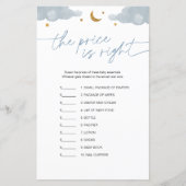 Papier Devinez le jeu de Baby shower Prix Twinkle Star (Devant)